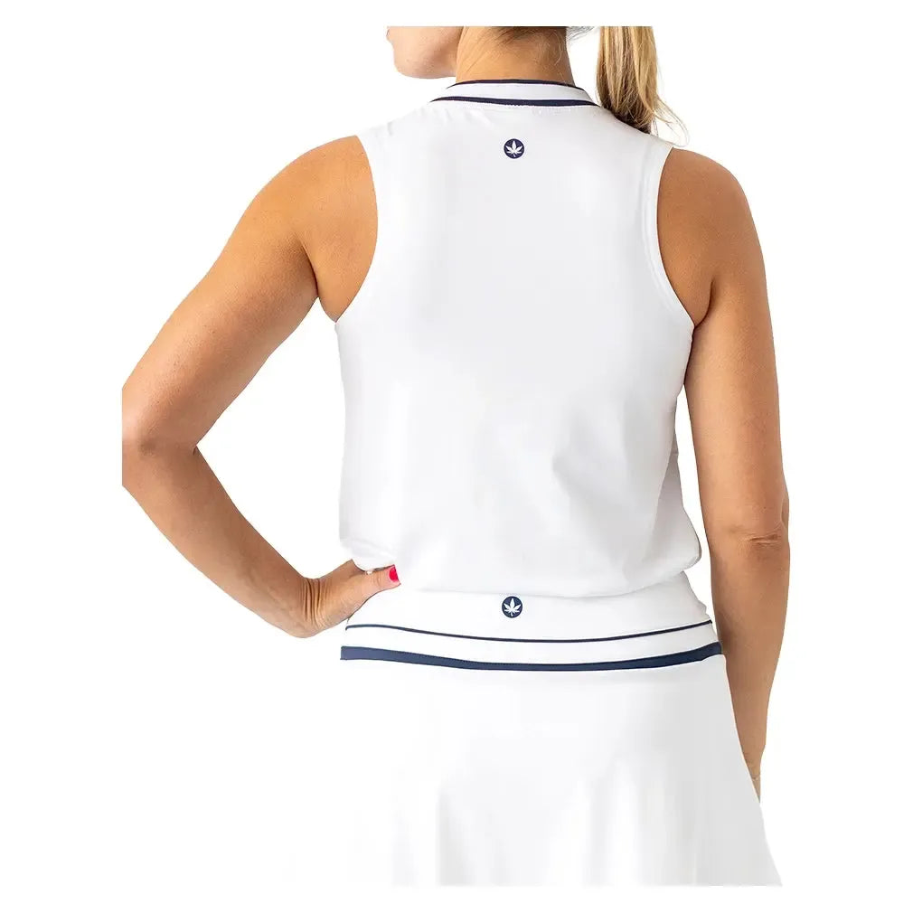 Women's V-Neck Tennis Tank-Apparel-Boast-BW51051-3-Tennis Express