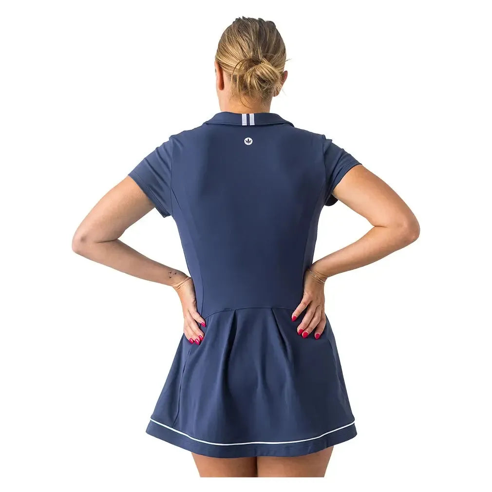 Women's Zipper Dress-Apparel-Boast-BW52011-2Navy-Tennis Express