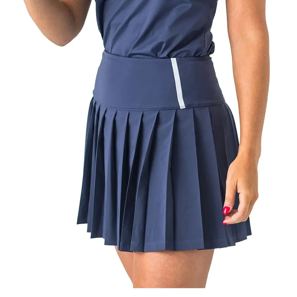 Women's High Waisted 2 in 1 Pleated Tennis Skort-Apparel-Boast-BW53091-1-Tennis Express