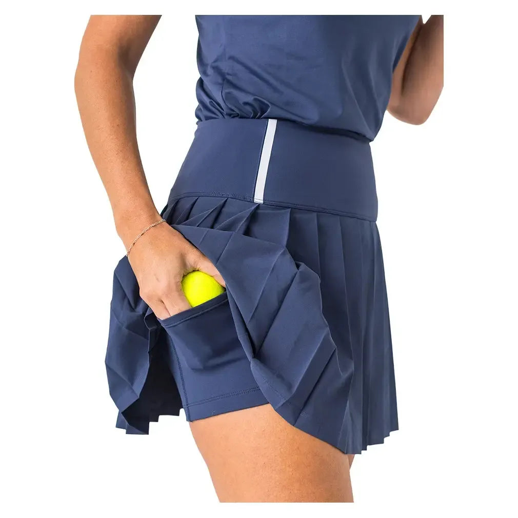 Women's High Waisted 2 in 1 Pleated Tennis Skort-Apparel-Boast-BW53091-3-Tennis Express