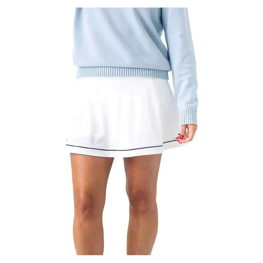 Women's Flounce 2 in 1 Tennis Skort-Apparel-Boast-BW53101-white-Tennis Express