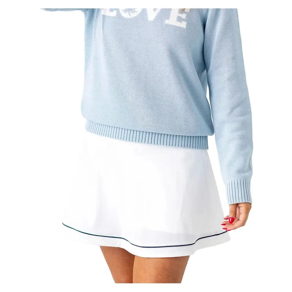 Women's Flounce 2 in 1 Tennis Skort-Apparel-Boast-BW53101-white1-Tennis Express
