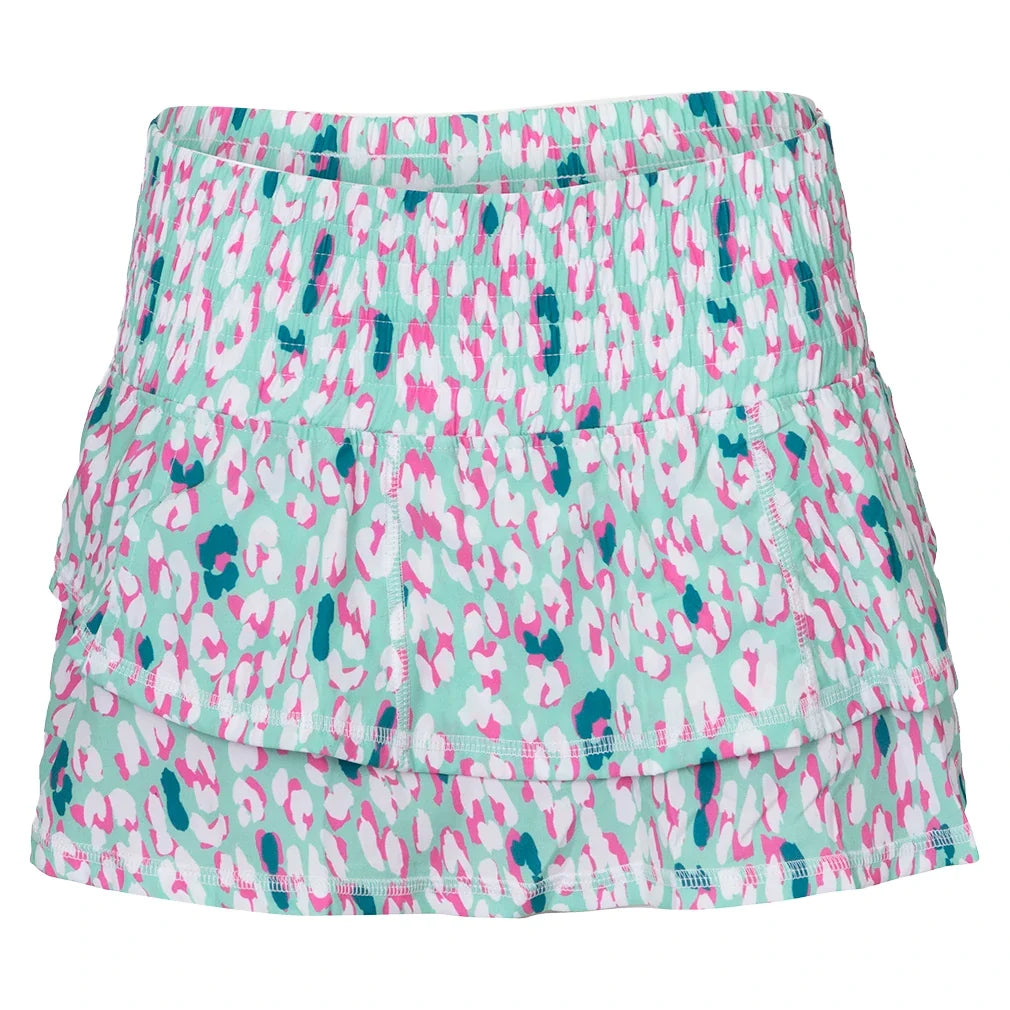 Women's Ruffle Tennis Skort Animal-Apparel-Bubble-Animal-XS, [current_file_name-Tennis Express