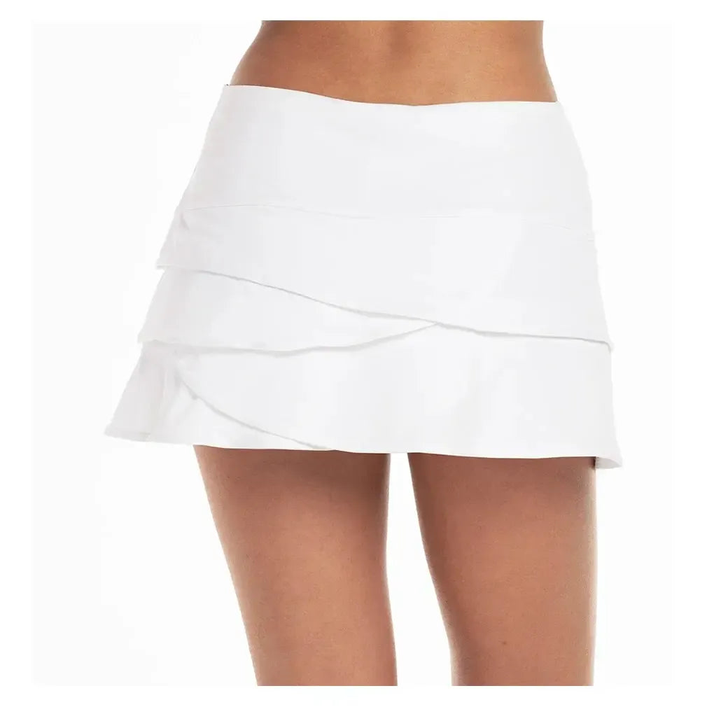 Women's Scallop Tennis Skort-Apparel-Lucky In Love-CB02-BB-W1-Tennis Express