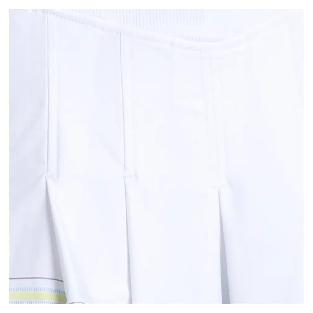 Women's Victory Lane Pleat Tennis Skort White and Brusette Blue,Apparel,Lucky In Love,,,Tennis Express,CB676-67F165-7