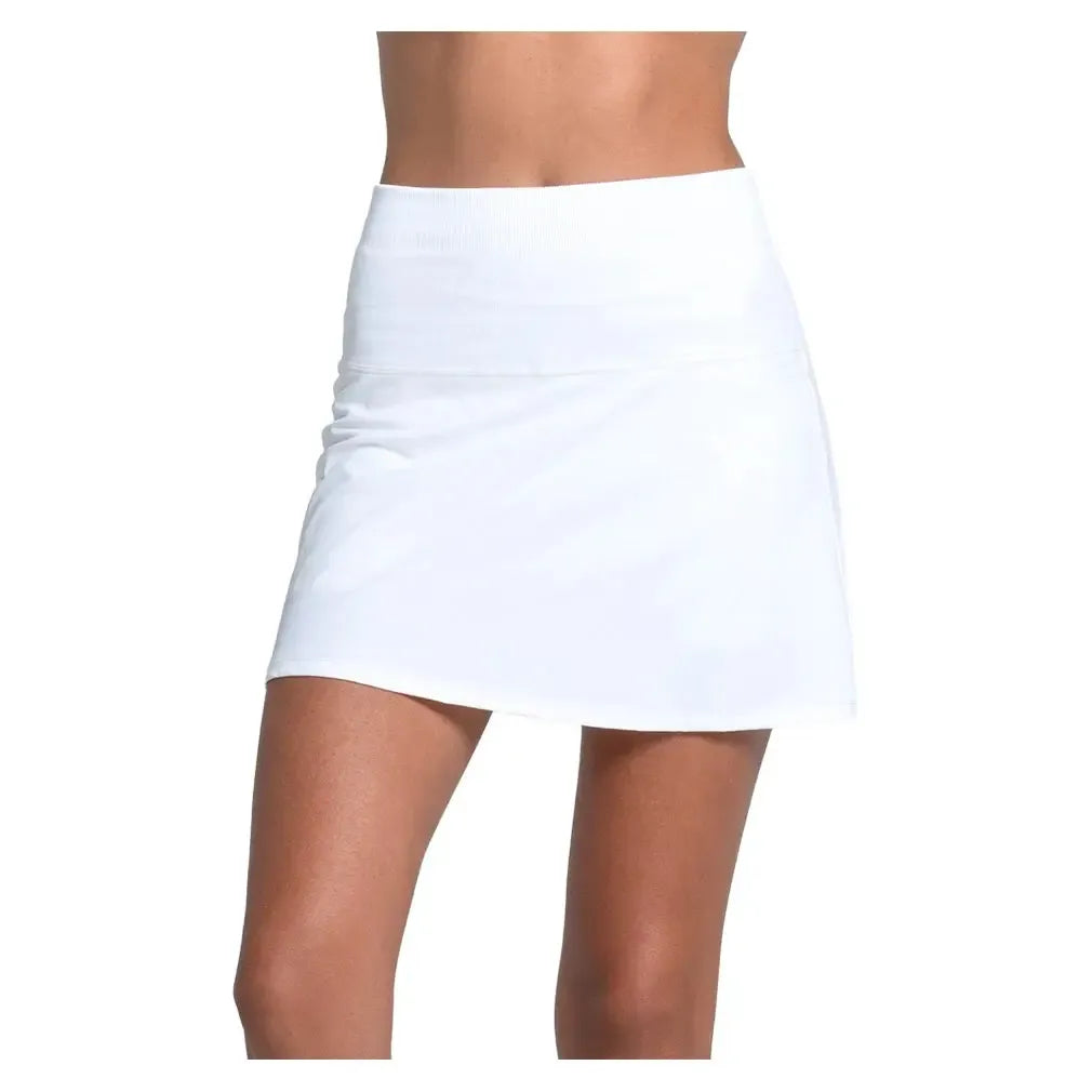 Women's Baseline Tennis Skort-Apparel-Lucky In Love-CB716-110-3-Tennis Express