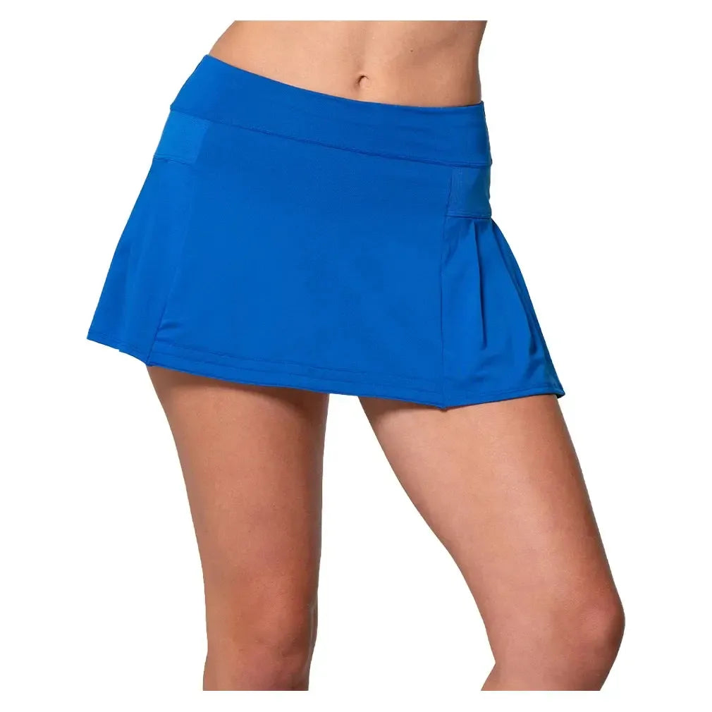 Women's Team Feelin' Young Pleat Tennis Skort-Apparel-Lucky In Love-CB765-421-Tennis Express