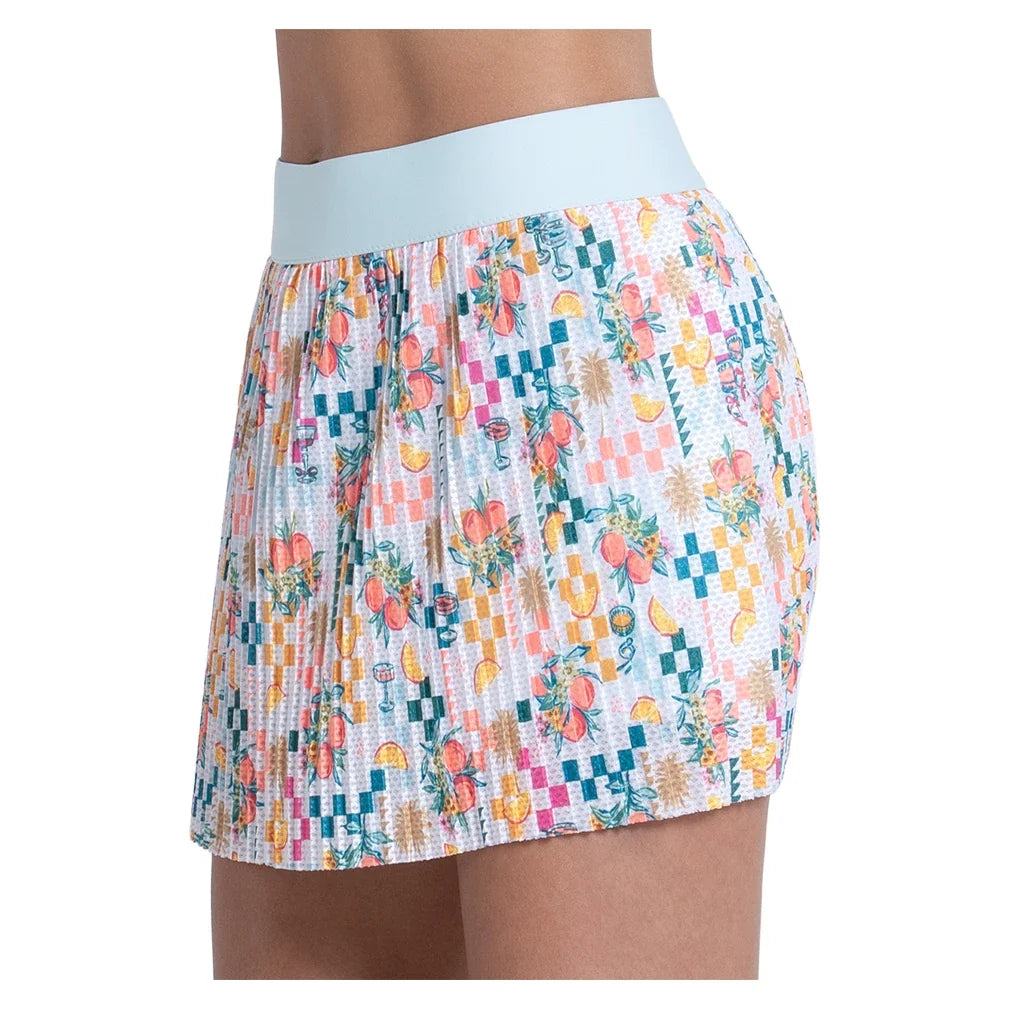 Women's Pleated Tennis Skort Multicolor,Apparel,Lucky In Love,,,Tennis Express,CB798-15G955-1