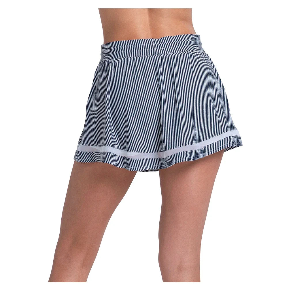 Women's High Waist Seersucker Tennis Skort,Apparel,Lucky In Love,,,Tennis Express,CB822-401-4