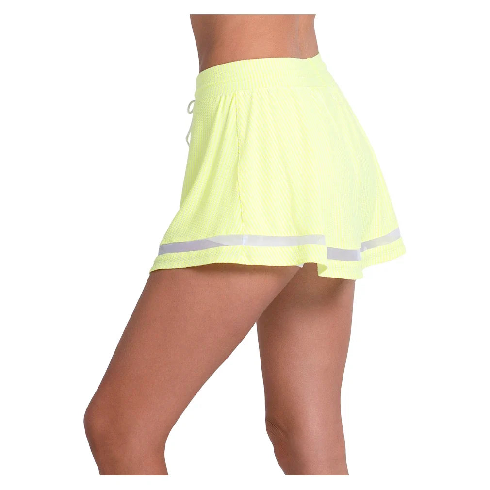 Women's High Waist Seersucker Tennis Skort,Apparel,Lucky In Love,,,Tennis Express,CB822-710-3