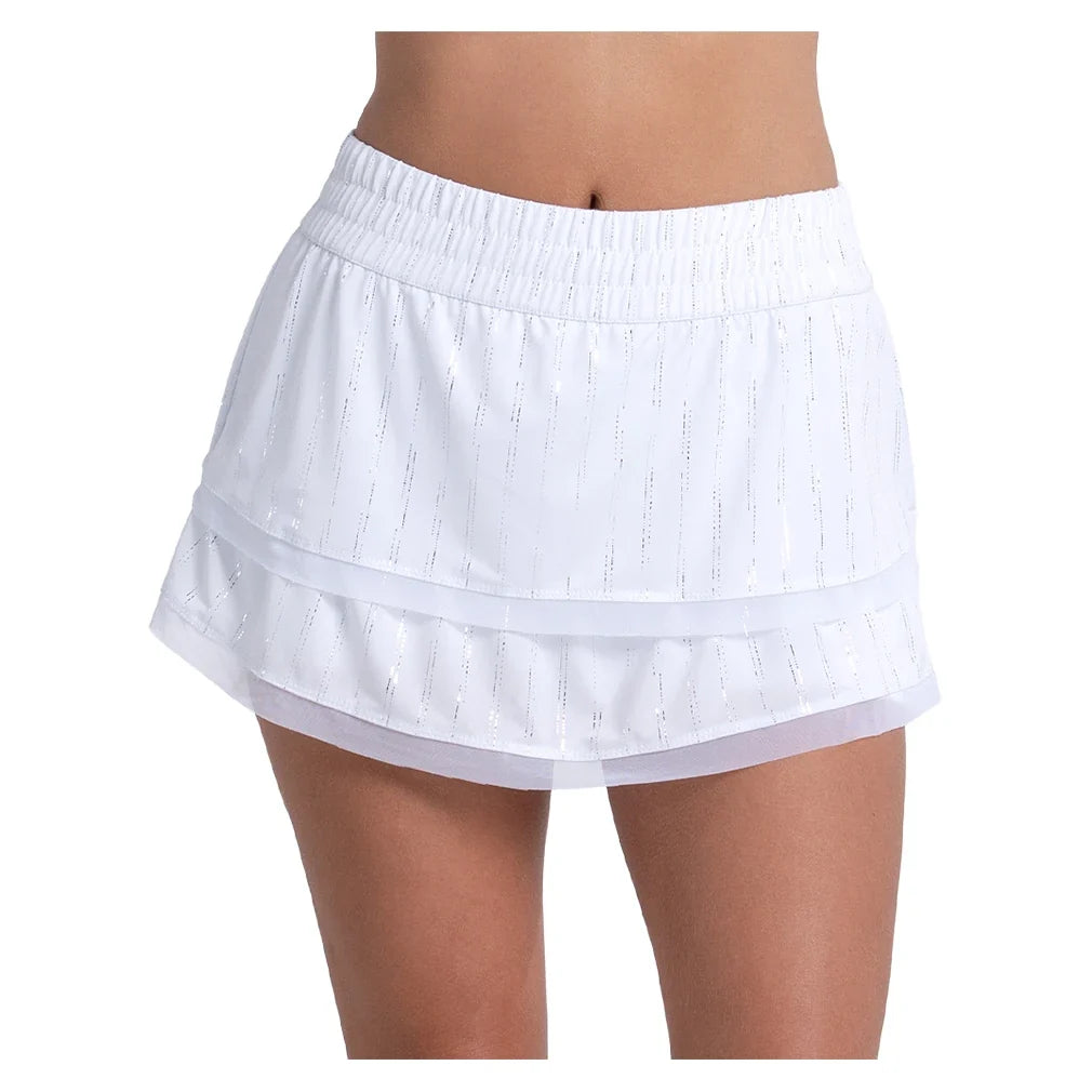 Women's Tennis Skort,Apparel,Lucky In Love,135 Distressed Pinstripe,XS,Tennis Express,CB824-135