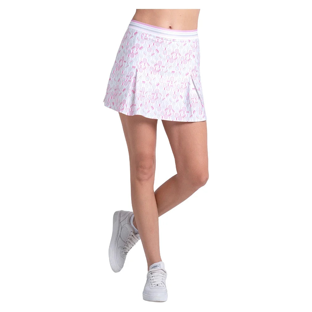 Women's Woven Paddle Pickleball Skort Paris Pink,Apparel,Lucky In Love,,,Tennis Express,CB828-40F679-1