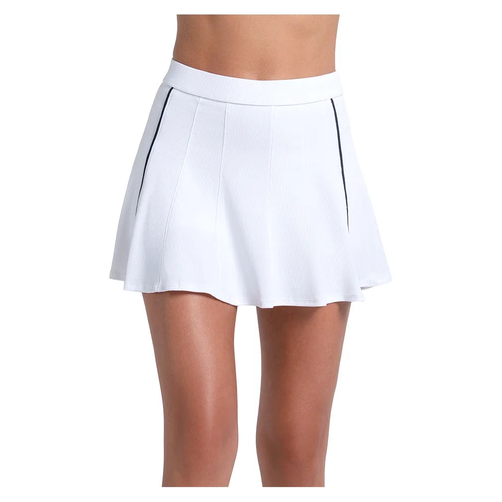 Women's Multi Gore Tennis Skort,Apparel,Lucky In Love,122 White/Midnight,XS,Tennis Express,CB830-122
