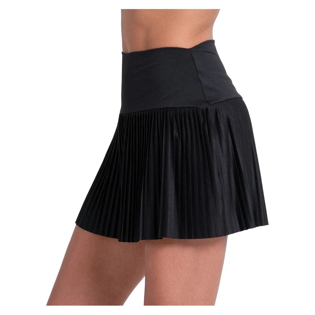 Women's Tempo Pleated Tennis Skort-Apparel-Lucky In Love-CB835-001-1-Tennis Express