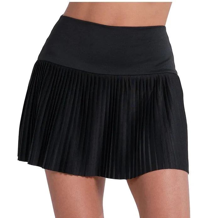 Women's Tempo Pleated Tennis Skort-Apparel-Lucky In Love-CB835-001-708328Tennis Express