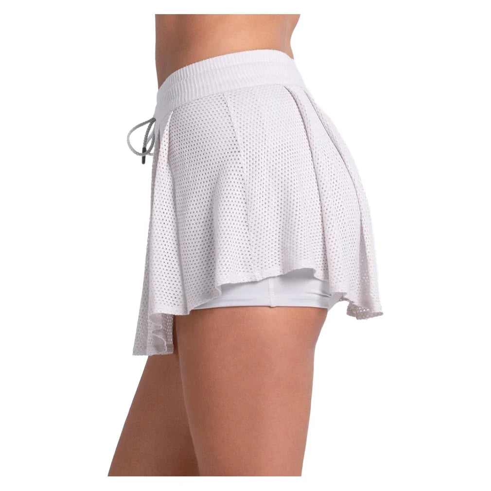 Women's High Waist Lucky Break Tennis Skort,Apparel,Lucky In Love,,,Tennis Express,CB839-U26-220-2