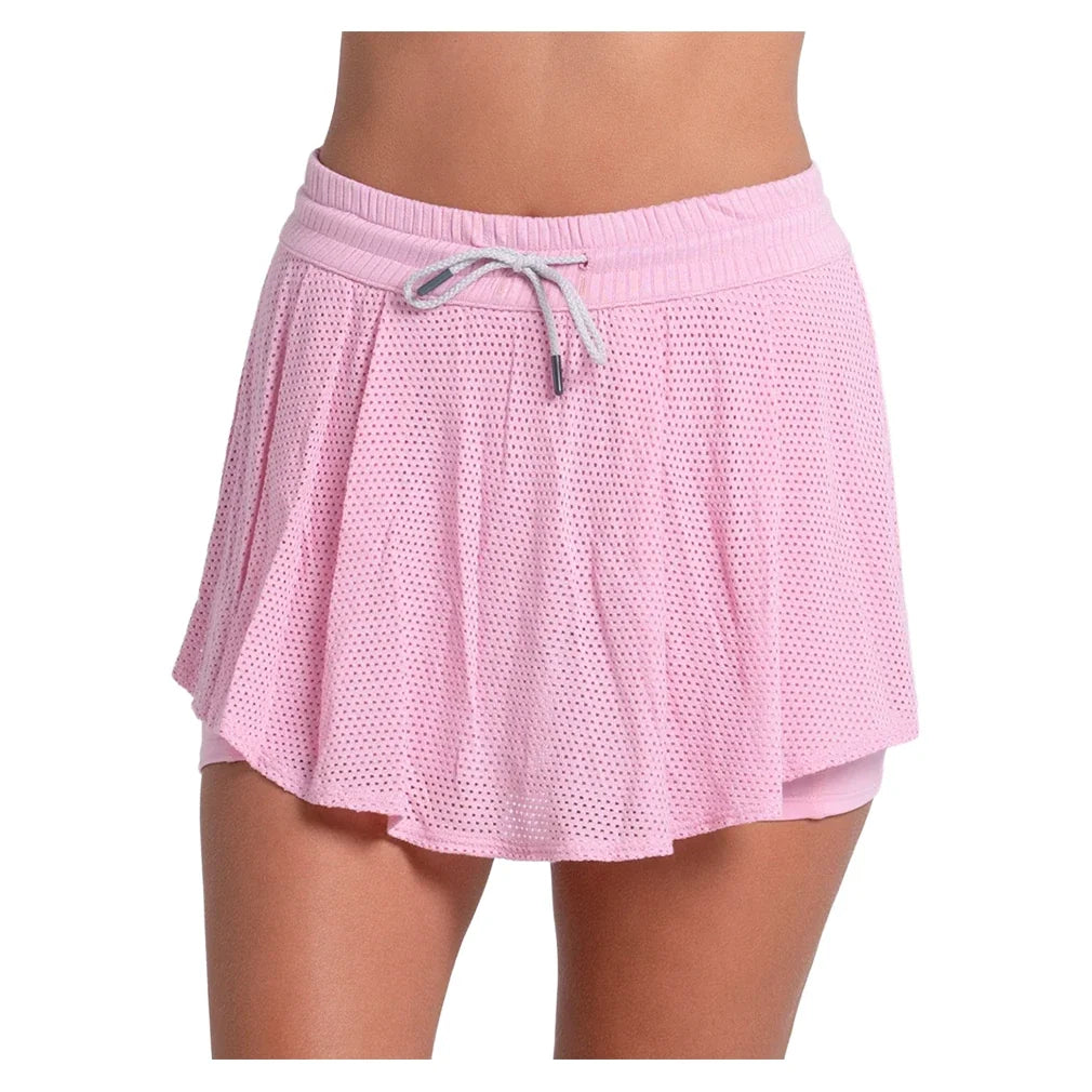 Women's High Waist Lucky Break Tennis Skort,Apparel,Lucky In Love,679 Paris Pink,XS,Tennis Express,CB839-U26-679