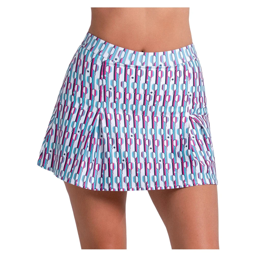 Women's Pickleball Skort Multicolor,Apparel,Lucky In Love,35G955 Grip Strip,XS,Tennis Express,CB851-35G955-2