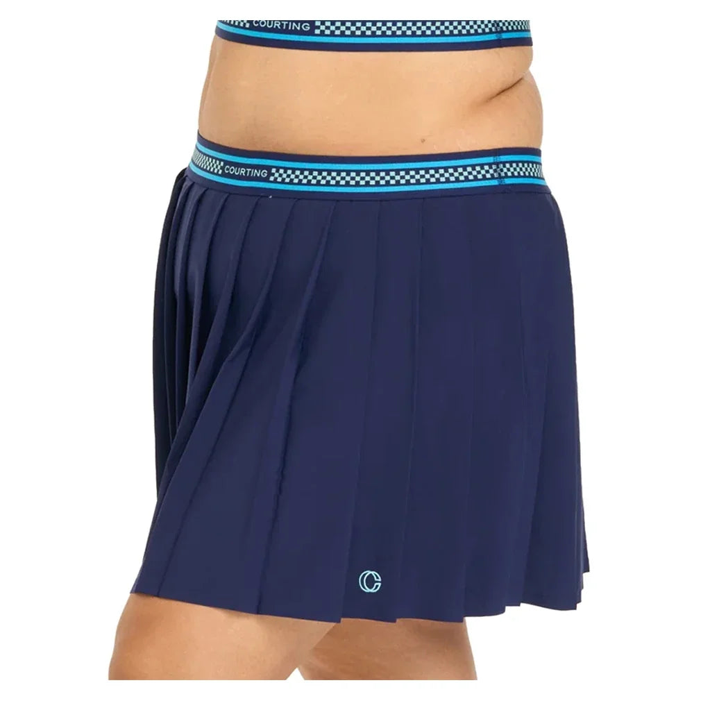Women's Slice Tennis Skirt,Apparel,Courting,,,Tennis Express,CCWSS26SK-B-Navy1