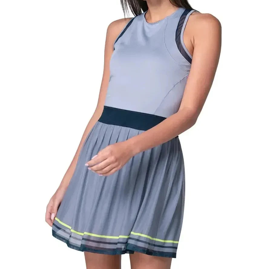 Women's Kinetic Energy Tennis Dress Eclipse-Apparel-Lucky In Love-CD35-82D048-Tennis Express