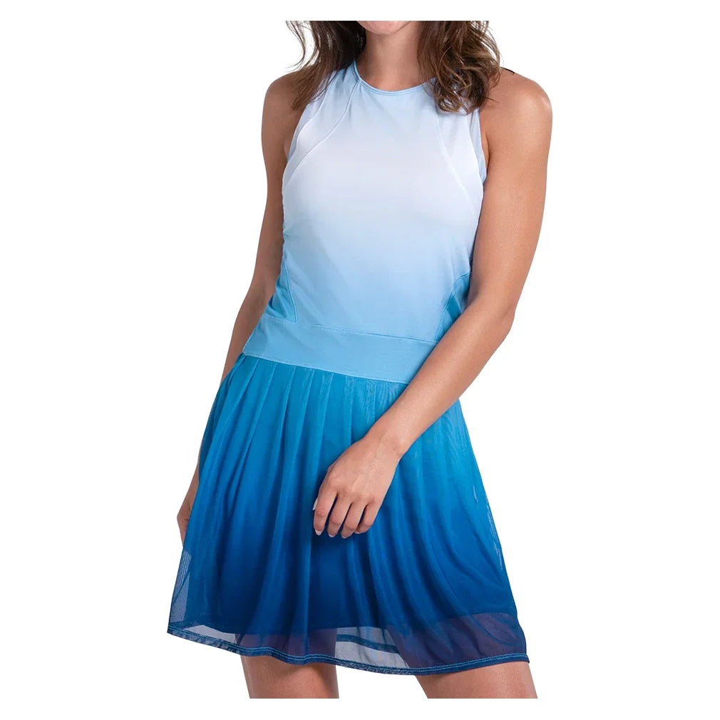Women's Next Level Ombre Tennis Dress,Apparel,Lucky In Love,64F417 Ice,XS,Tennis Express,CD40-64F417