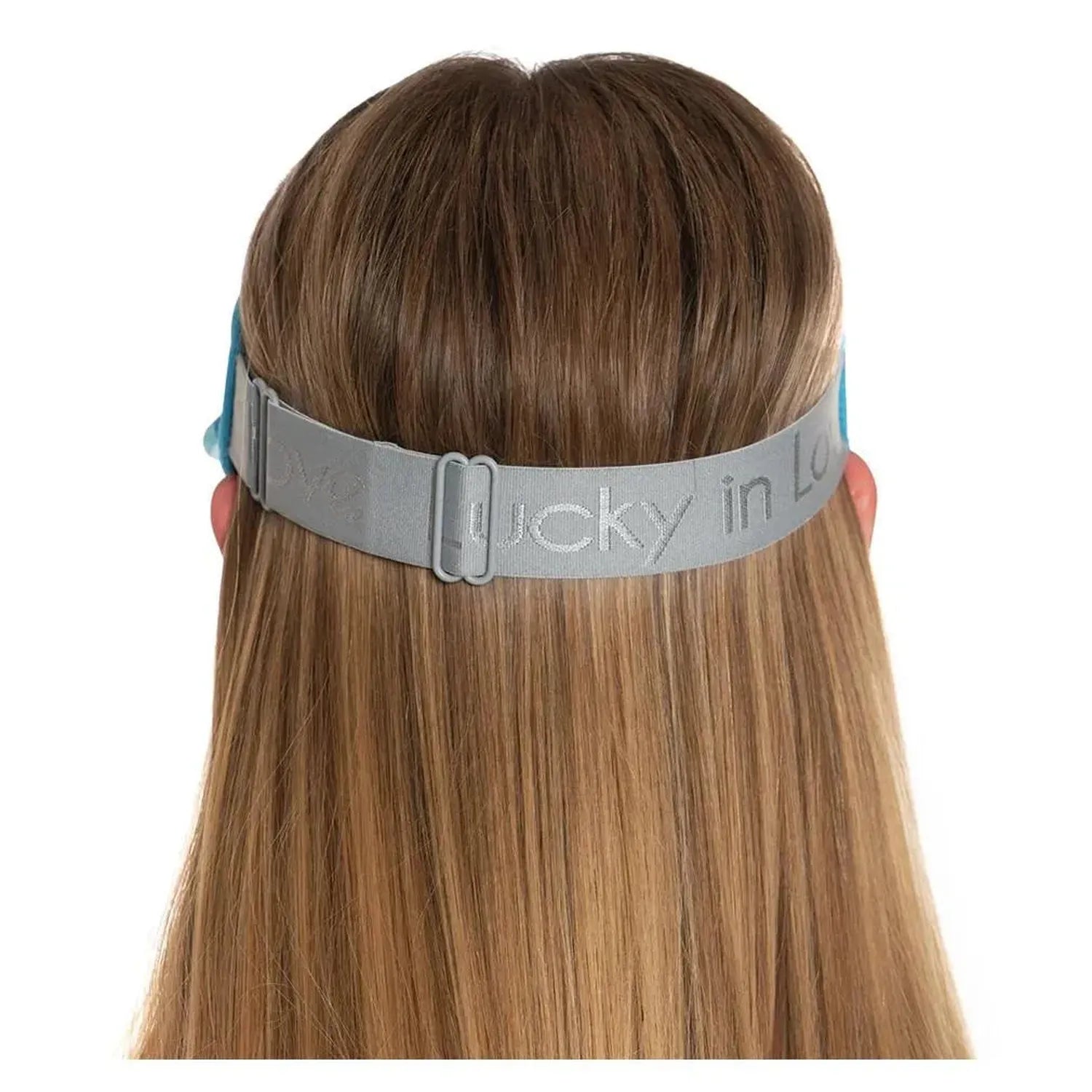 Women's Lucky Logo Stretch Tennis Visor-Apparel-Lucky In Love-CH011-S23-21-Tennis Express