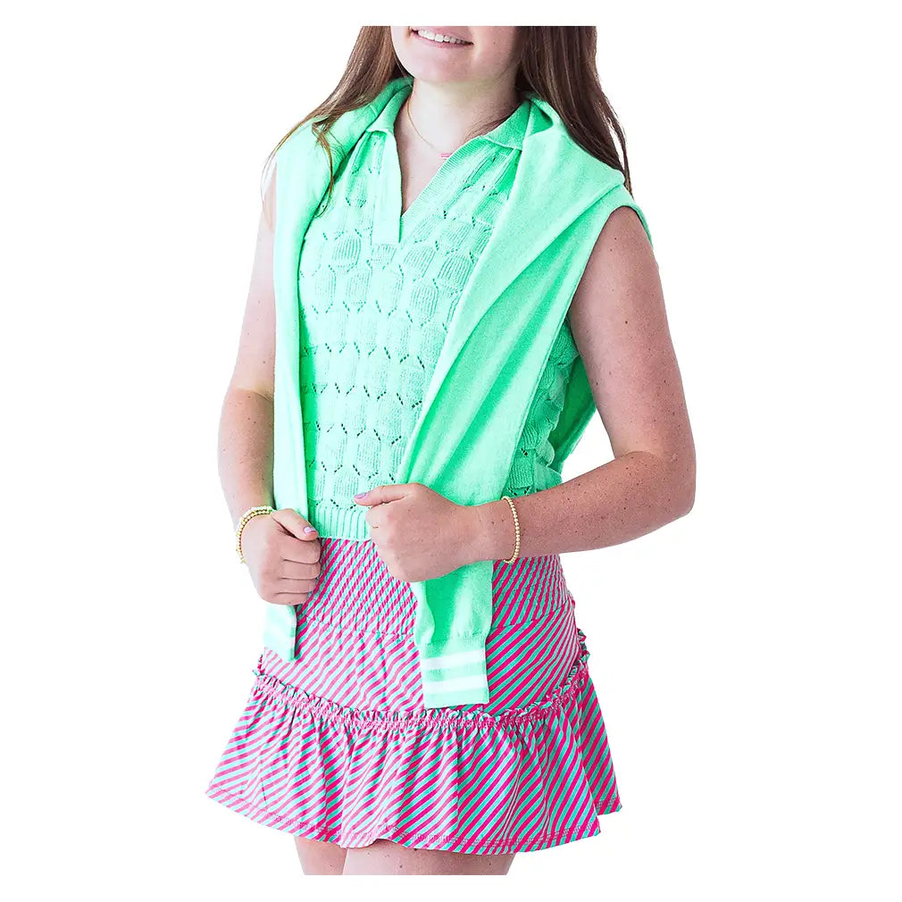 Women's Lawley Tennis Skort Stripes-Apparel-Bubble-, [current_file_name-Tennis Express