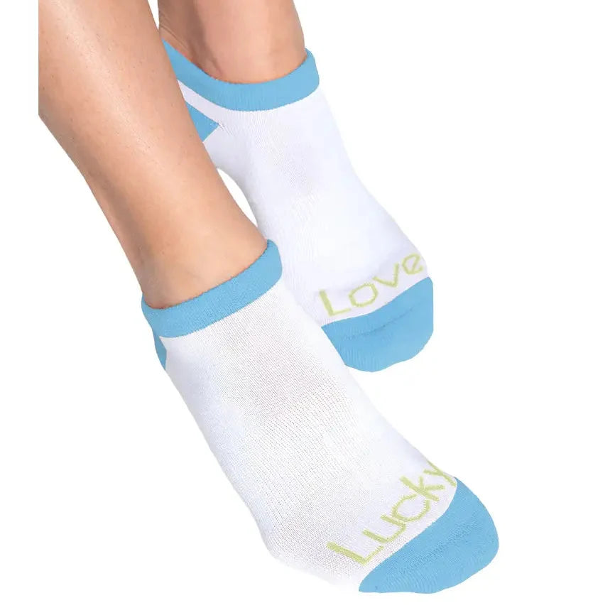 Women's Lavish Lanes Low Cut Tennis Socks Brusette,Socks,Lucky In Love,Brusette,One Size,Tennis Express,CS07-459-1