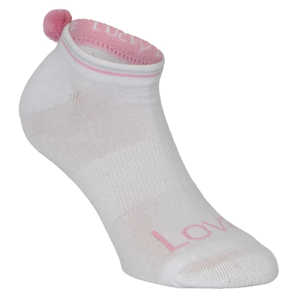 Women's Weave It To Me Low Cut Tennis Socks Paris Pink,Socks,Lucky In Love,Paris Pink,One Size,Tennis Express,CS07-679