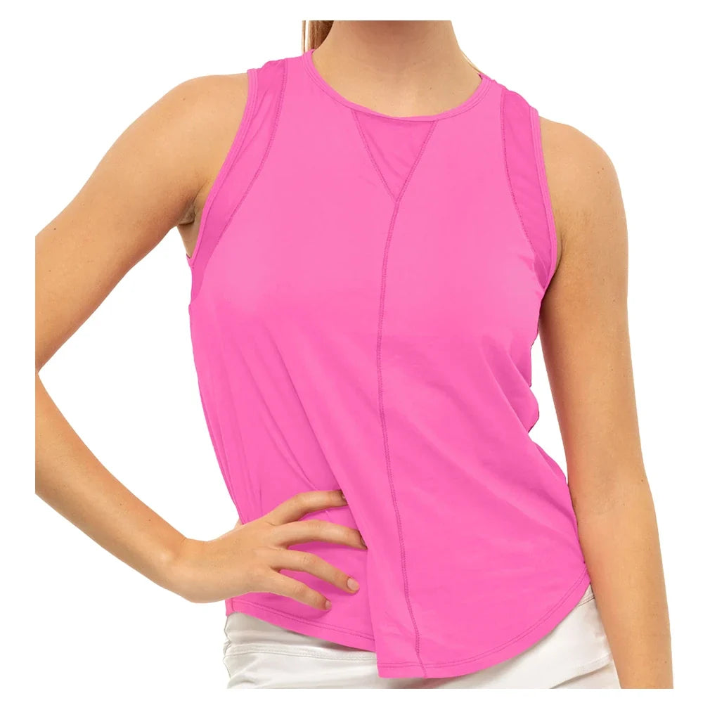 Women's LUV Chill Out Tennis Tank,Apparel,Lucky In Love,,,Tennis Express,CT909-695-2