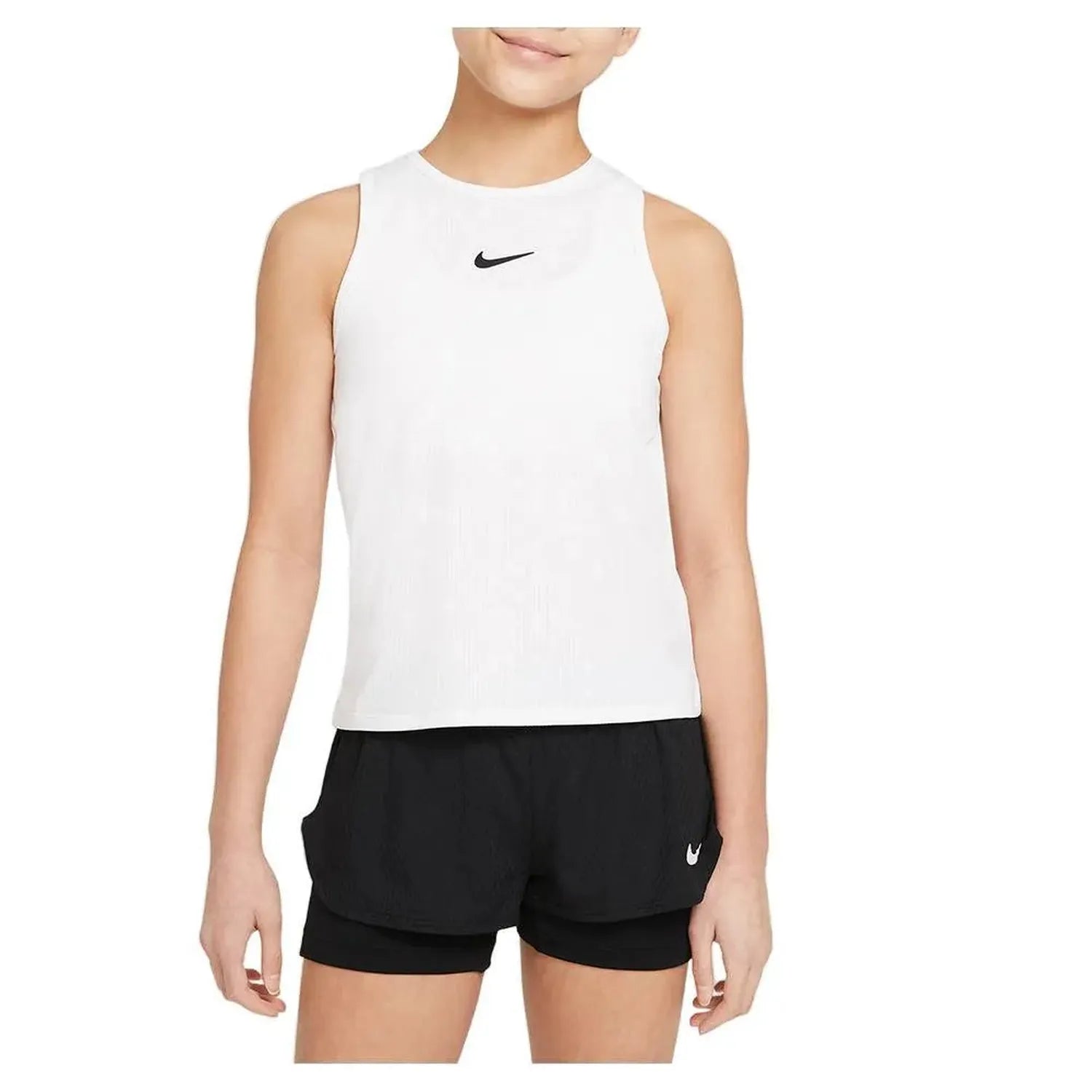 Girls' Court Dri-FIT Victory Tennis Tank-Apparel-Nike-CV7573-100-1-Tennis Express