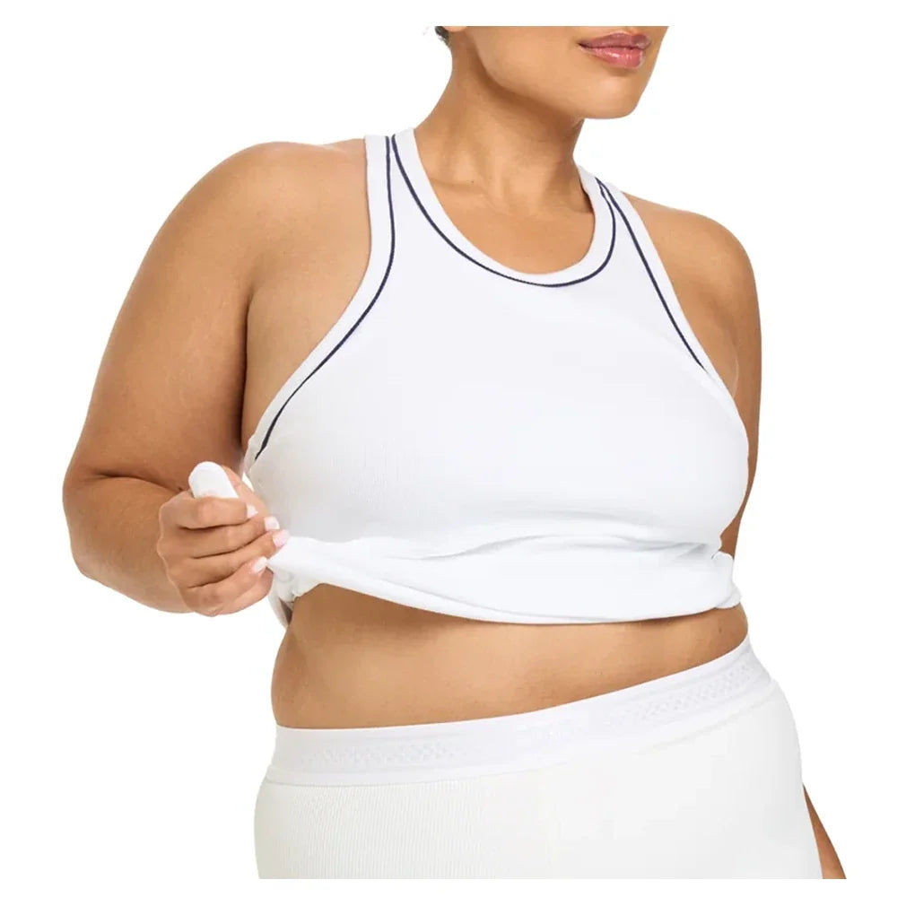 Women's Racerback Tennis Tank White,Apparel,Courting,,,Tennis Express,CWSS26TK-WHTB-3