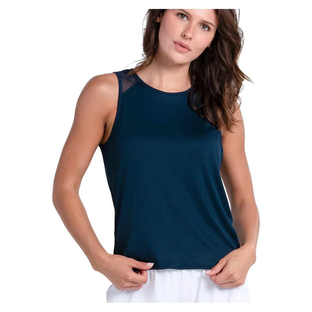 Women's Twist Back Rib Tennis Tank-Apparel-Lucky In Love-CX150-410-1-708363Tennis Express