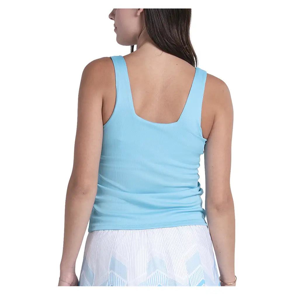 Women's Squared Up Tennis Tank Brusette,Apparel,Lucky In Love,,,Tennis Express,CX153-459-4