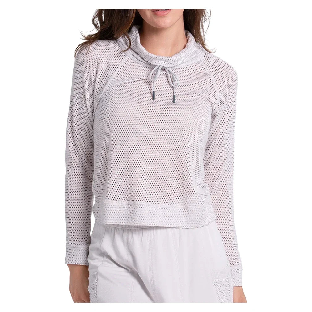 Women's Chill Day Long Sleeve Tennis Top,Apparel,Lucky In Love,220 Birch,XS,Tennis Express,CX170-220