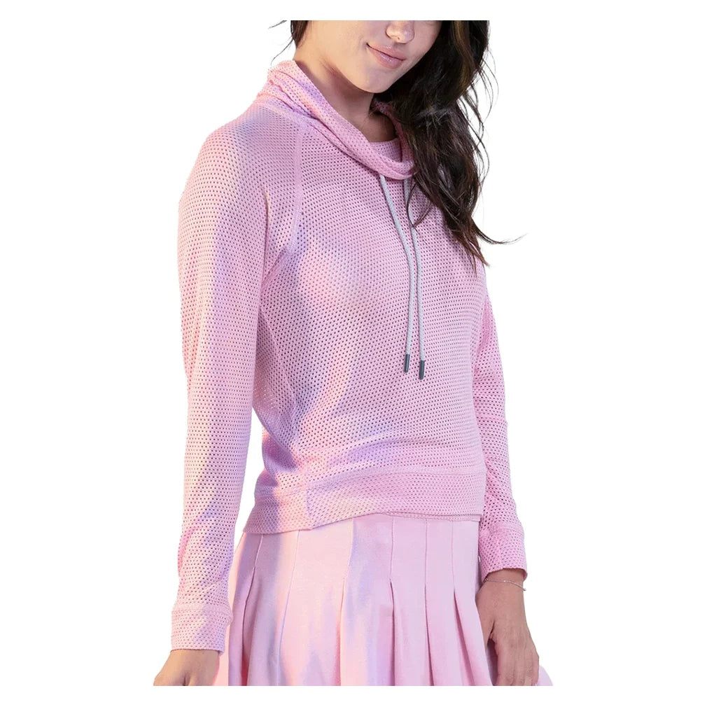 Women's Chill Day Long Sleeve Tennis Top,Apparel,Lucky In Love,,,Tennis Express,CX170-679-1