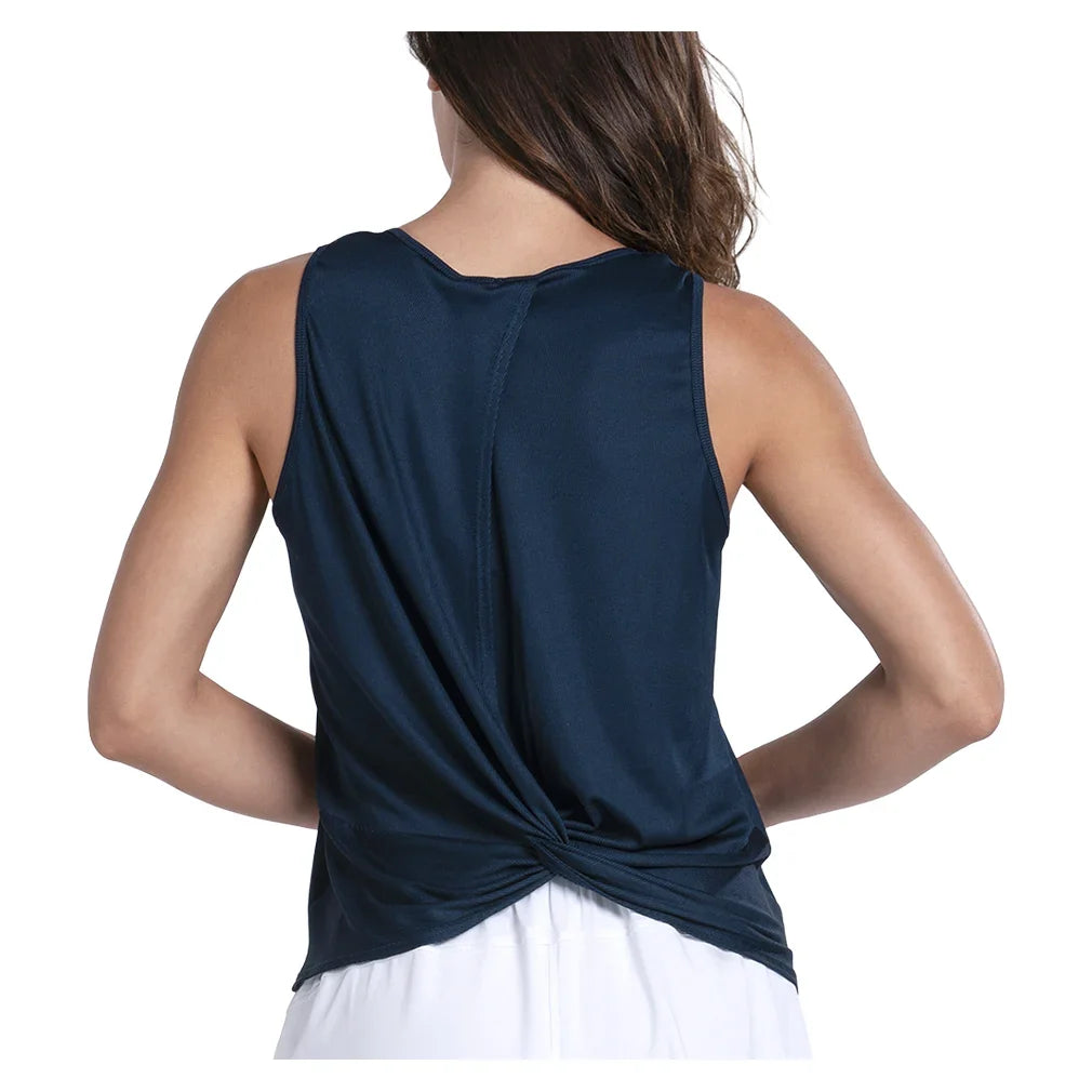 Women's Scoop Neck Rib Tennis Tank with Bra-Apparel-Lucky In Love-CX176-401-2-Tennis Express