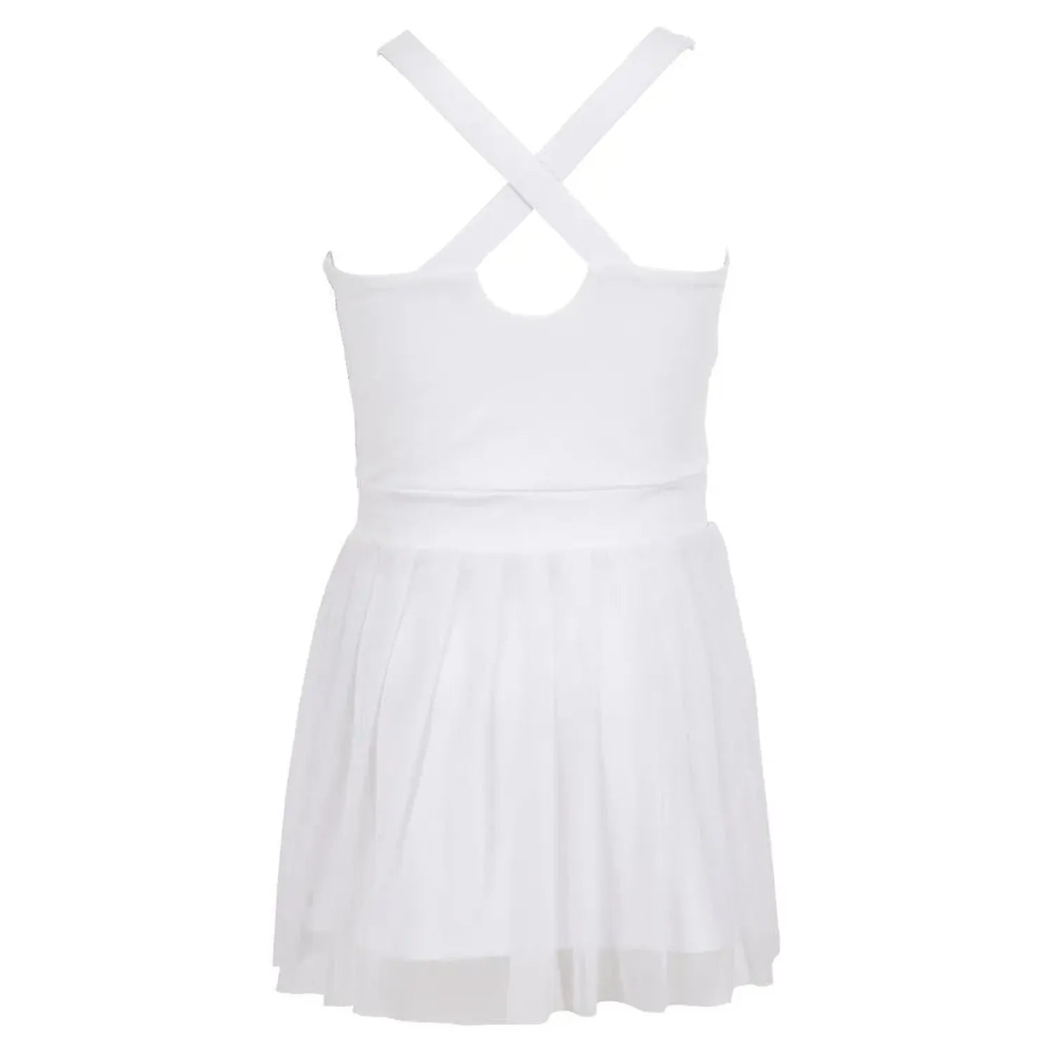 Girls' Game Time Tennis Dress-Apparel-Lucky In Love-D16-BF21-110-3-Tennis Express
