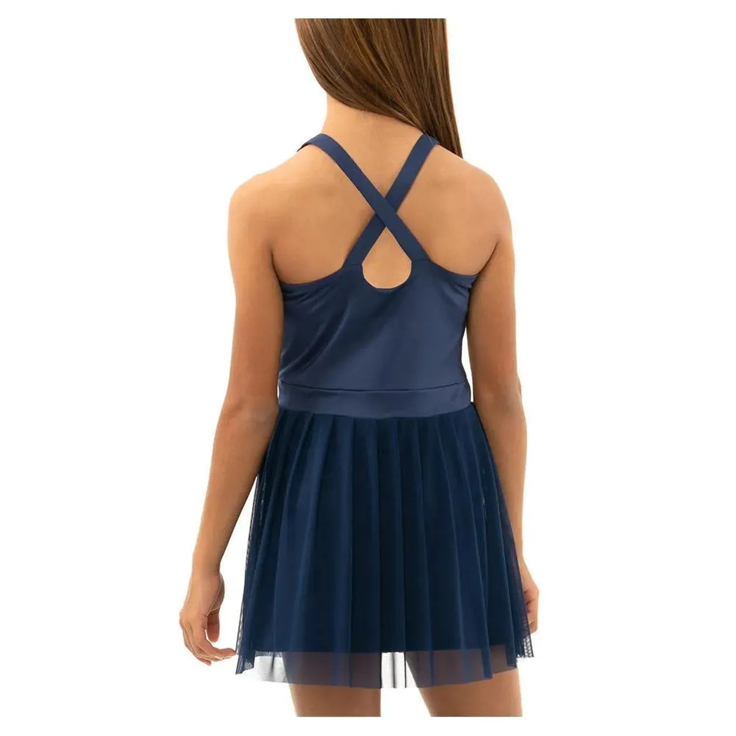 Girls' Game Time Tennis Dress-Apparel-Lucky In Love-D16-BF21-400-4-Tennis Express