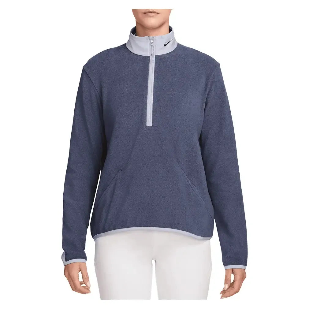 Women's Therma-FIT Victory Long-Sleeve 1/2-Zip Tennis Top Sanded Purple and Ghost-Apparel-Nike-DA3236-508H25-Tennis Express