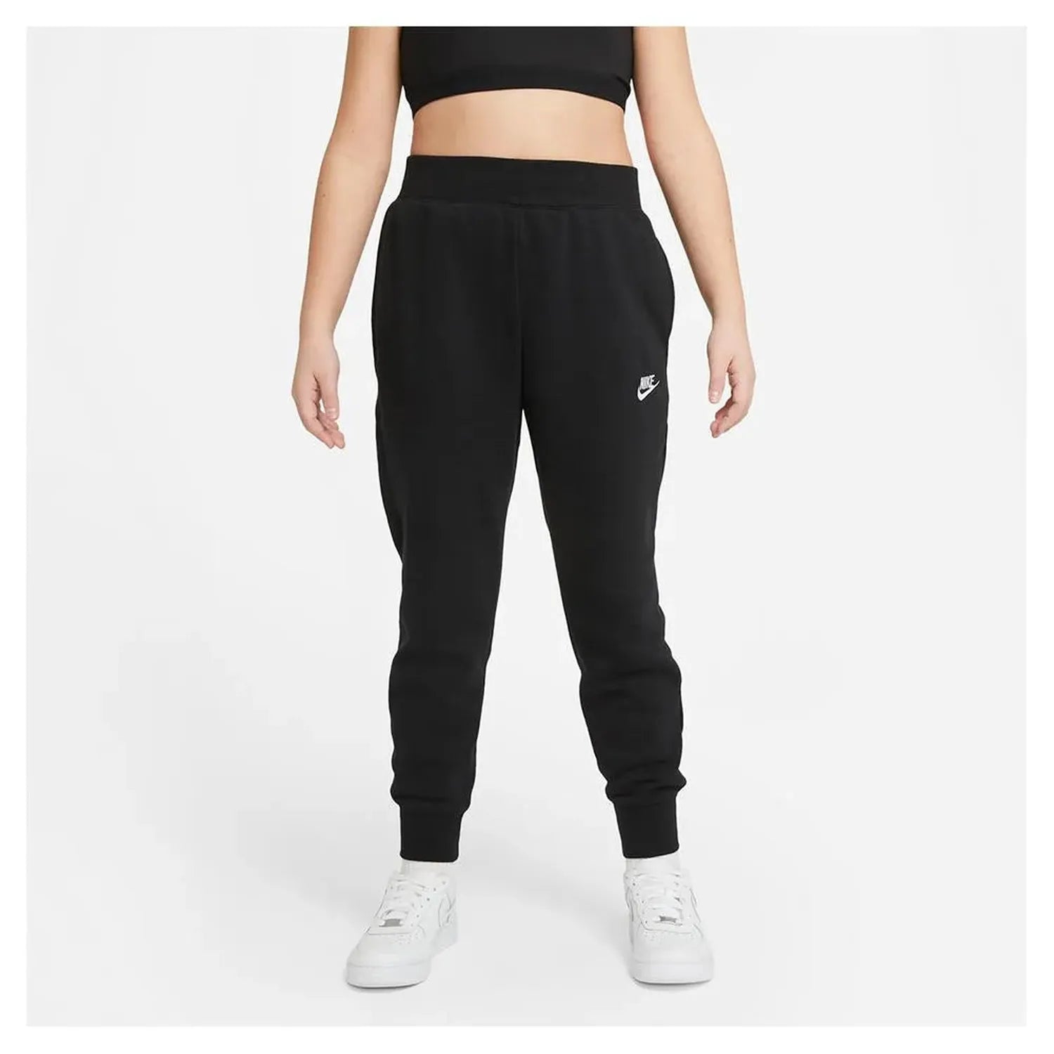 Girls' Sportswear Club Fleece Pants-Apparel-Nike-DC7207-010-PH-Tennis Express