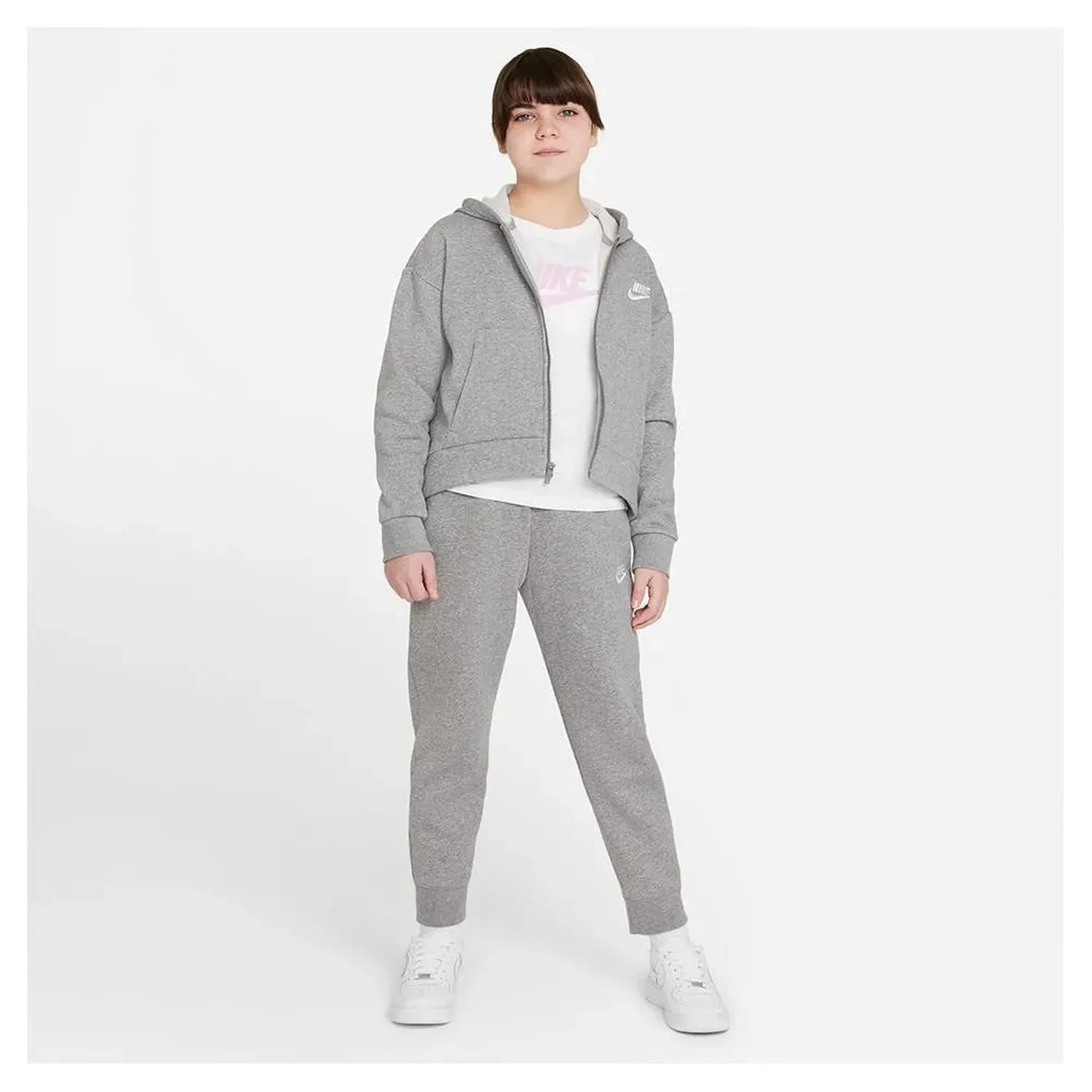 Girls' Sportswear Club Fleece Pants-Apparel-Nike-DC7207-091-m-Tennis Express