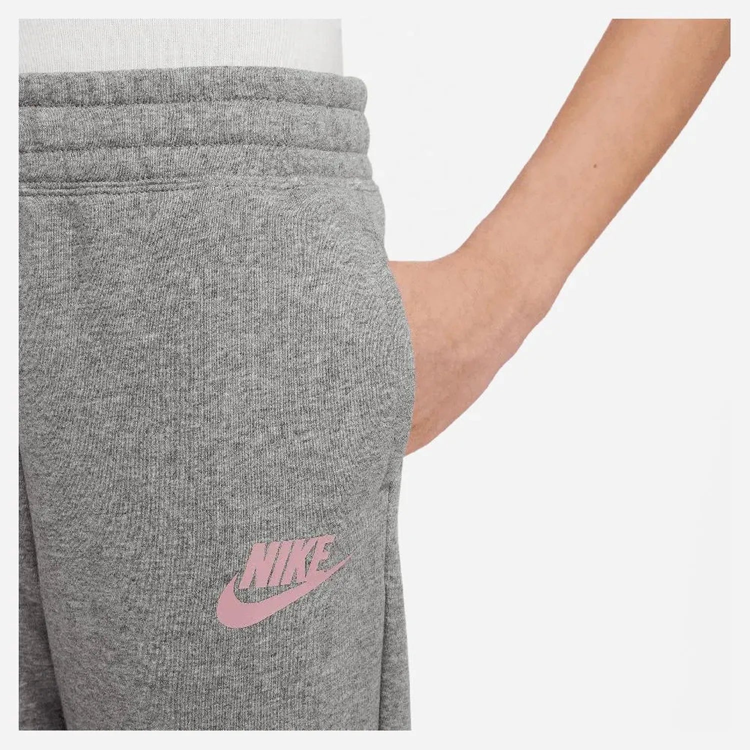 Girls' Sportswear Club French Terry Pants-Apparel-Nike-DC7211-093-2-Tennis Express