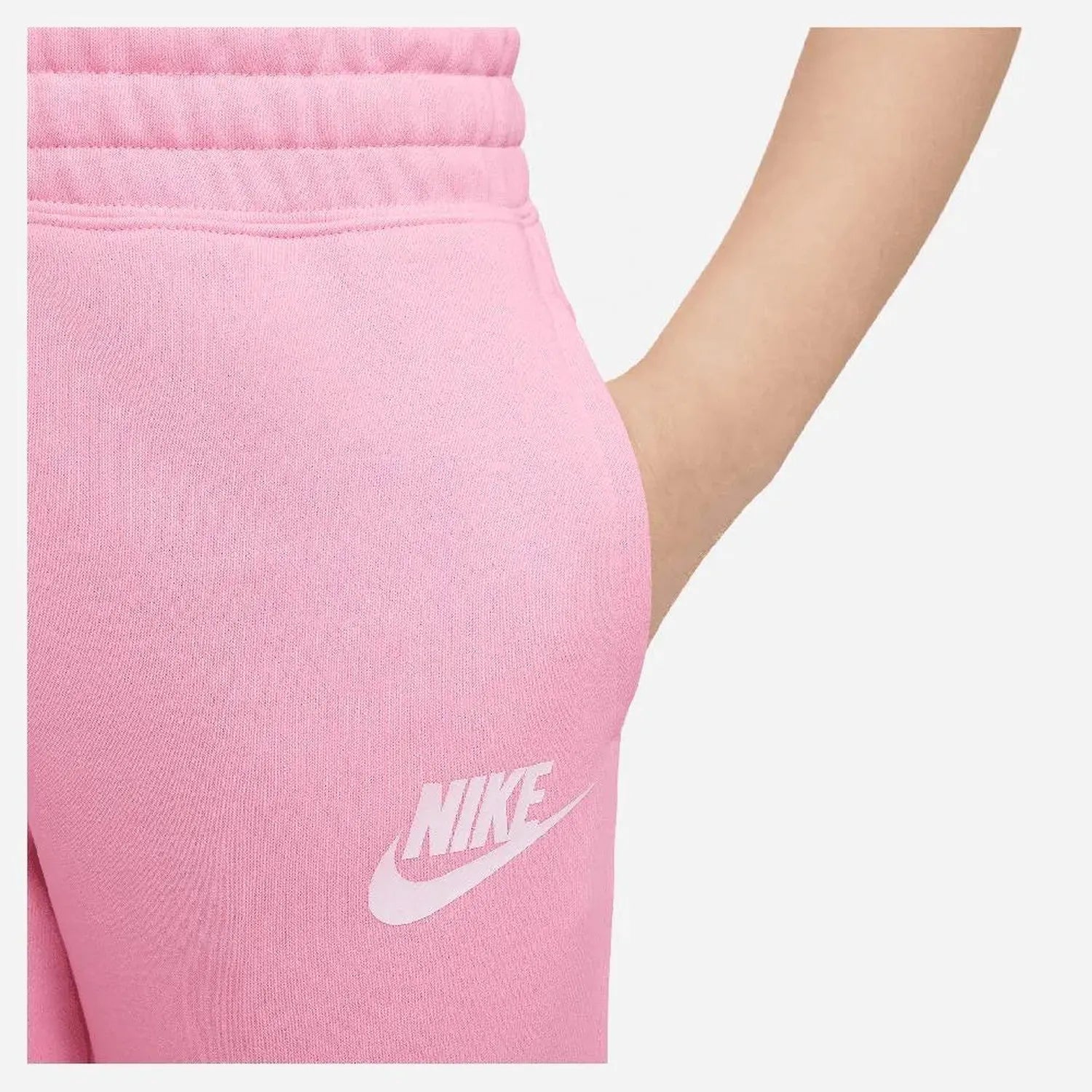 Girls' Sportswear Club French Terry Pants-Apparel-Nike-DC7211-690-6-Tennis Express