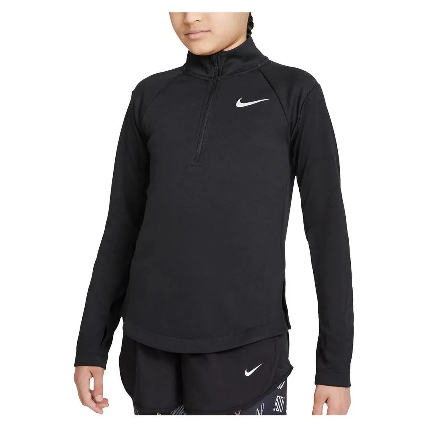 Girls' Dri-FIT Long-Sleeve Running Top-Apparel-Nike-DD7617-B-3-Tennis Express