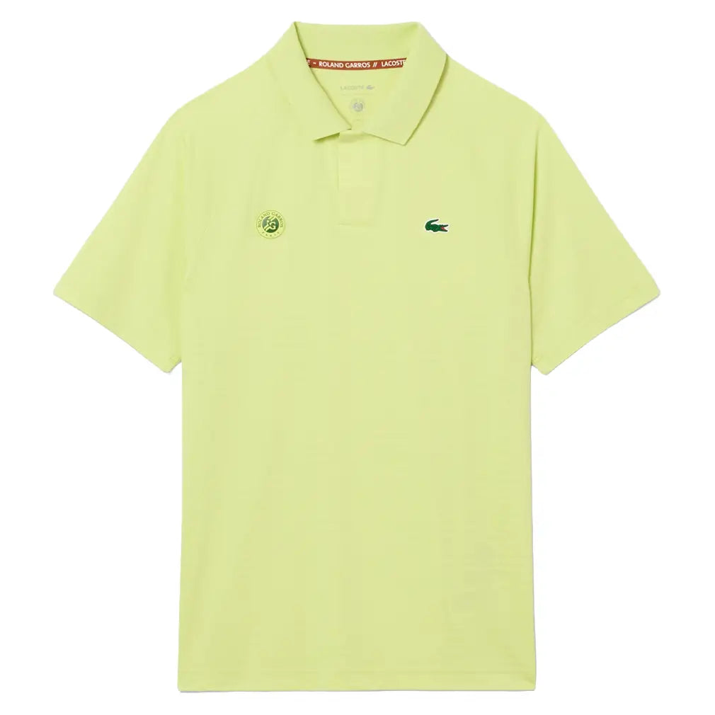 Men's Roland Garros Players Tennis Polo,Apparel,Lacoste,BIC Sencha,S,Tennis Express,DH0333-BIC-1