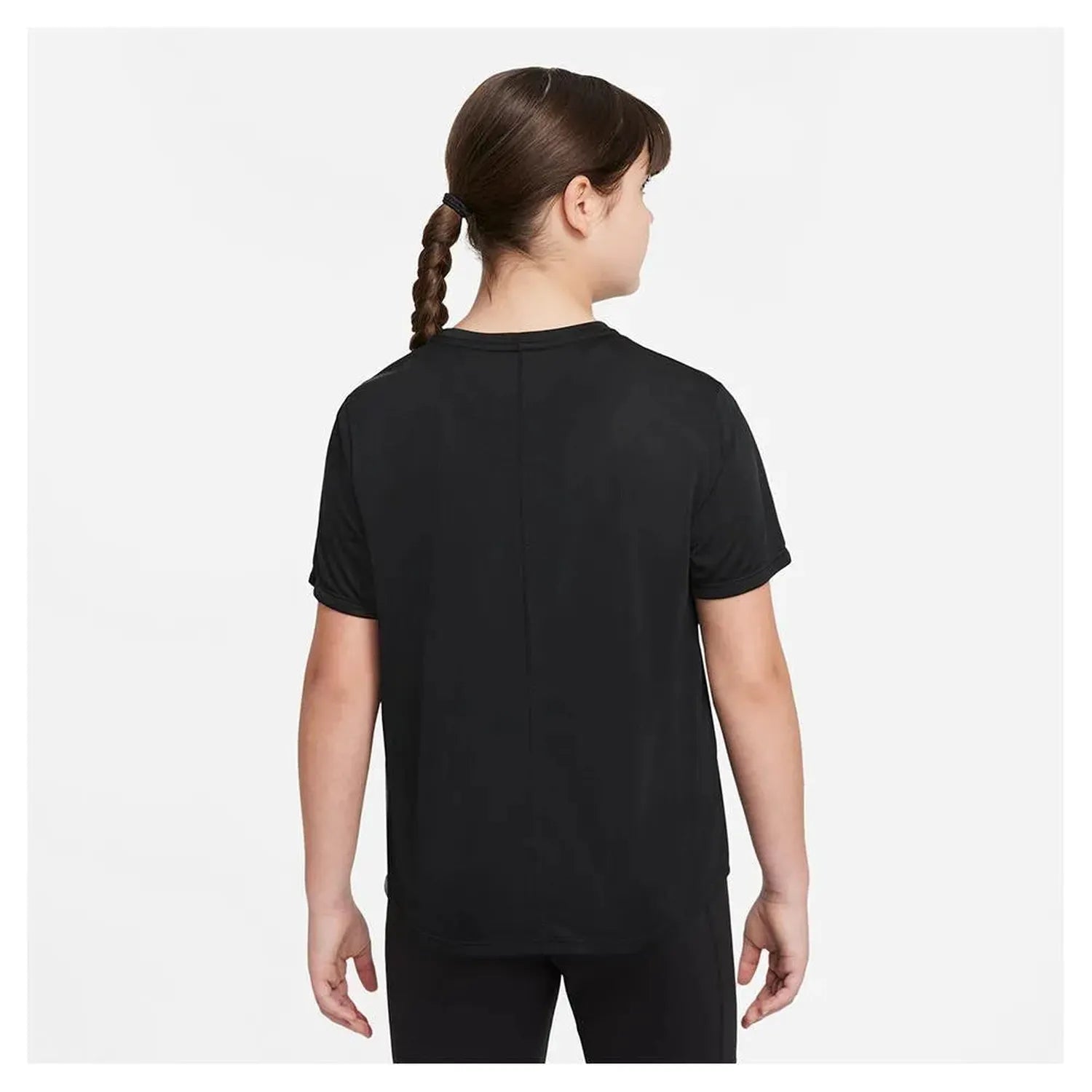 Girls' Dri-FIT One Short-Sleeve Top (Extended Size)-Apparel-Nike-DH6597-010-3-Tennis Express