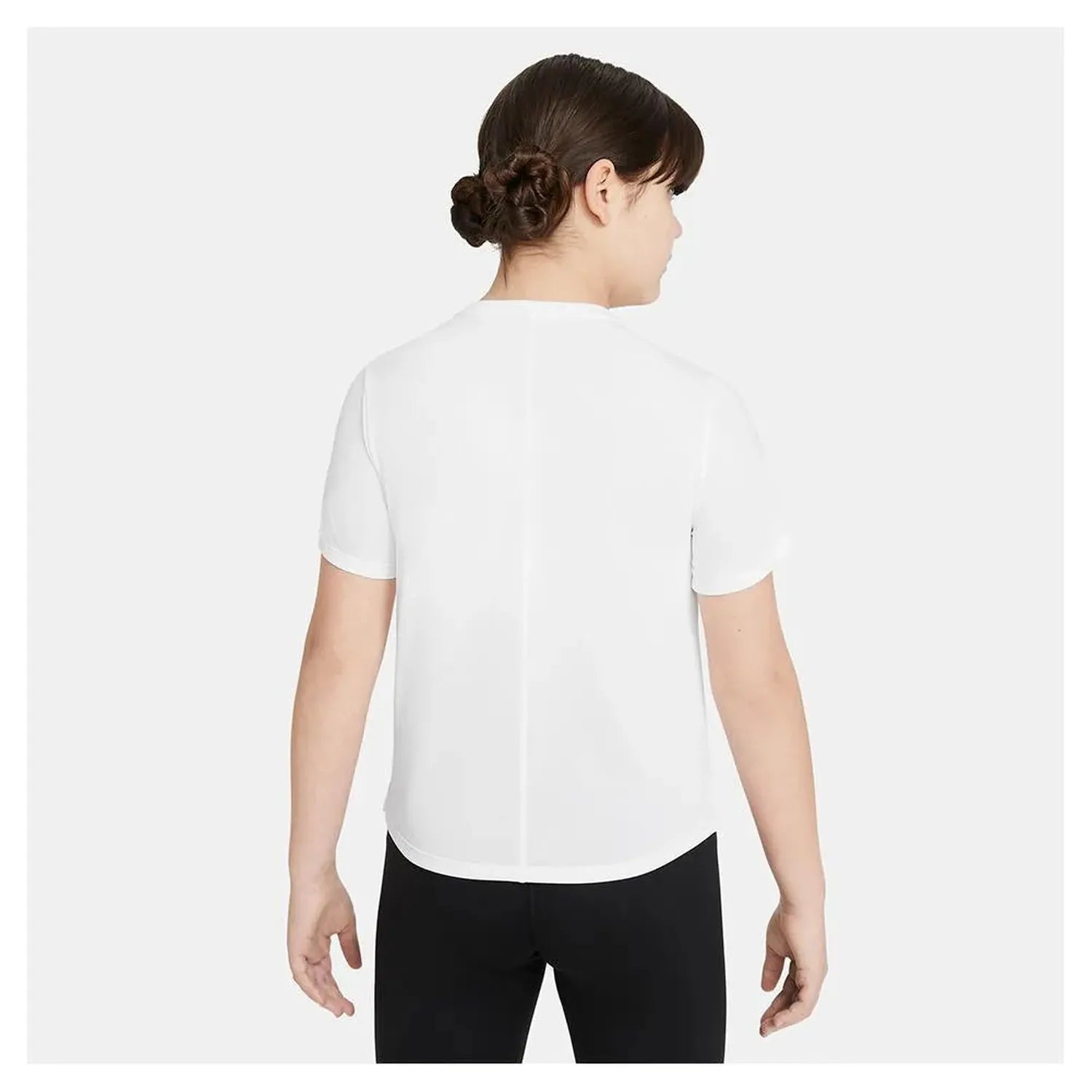 Girls' Dri-FIT One Short-Sleeve Top (Extended Size)-Apparel-Nike-DH6597-100-2-Tennis Express