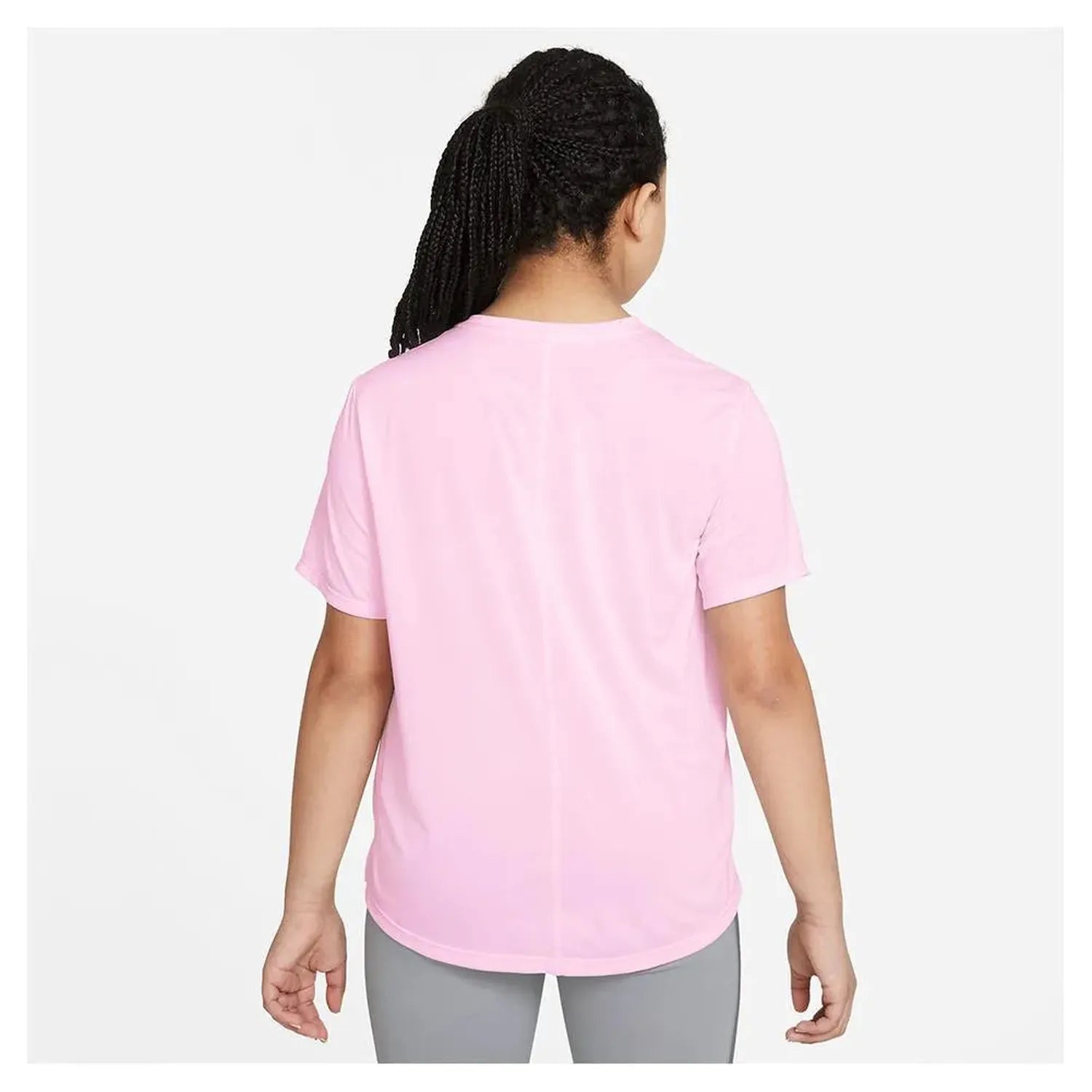 Girls' Dri-FIT One Short-Sleeve Top (Extended Size)-Apparel-Nike-DH6597-663-1-Tennis Express