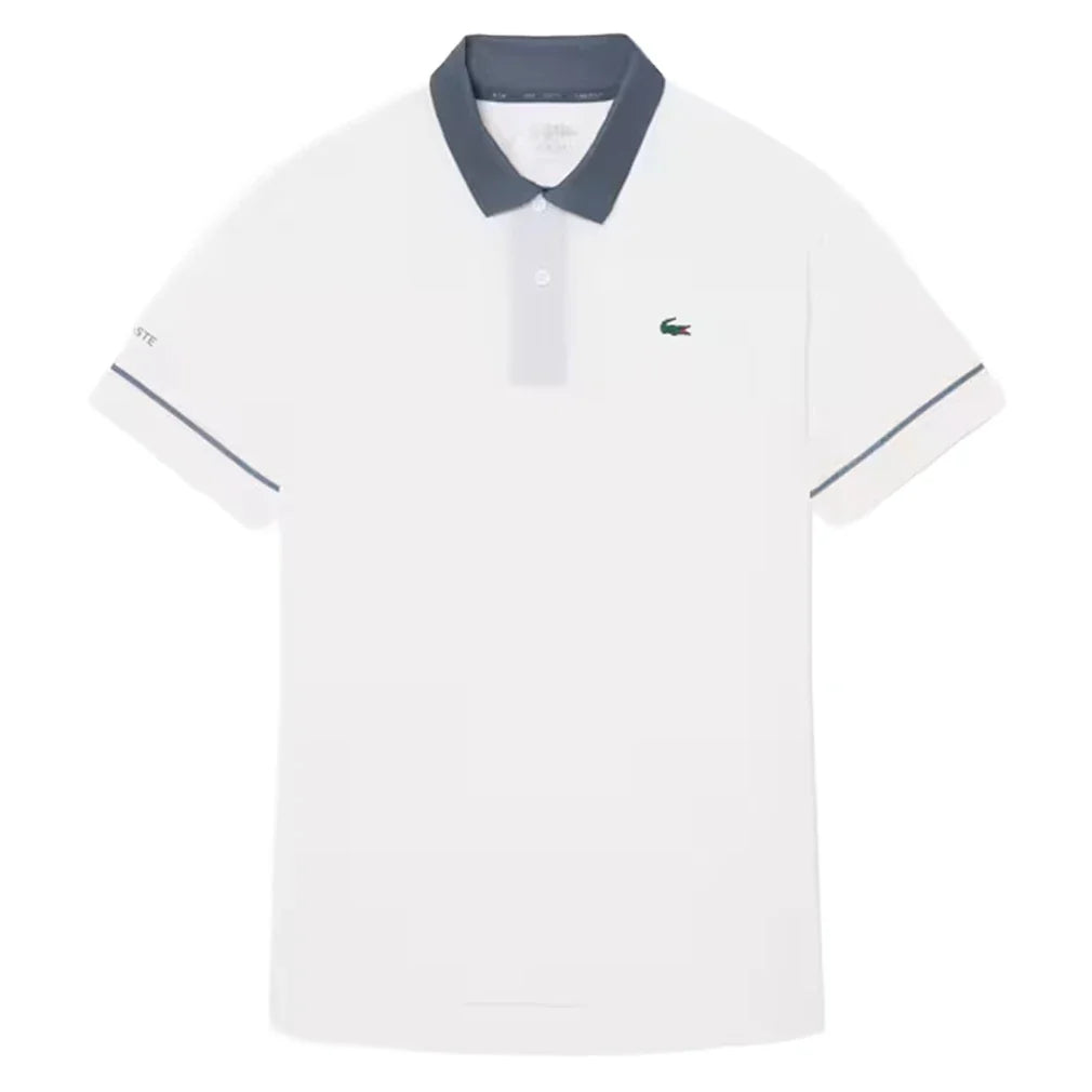 Men's Novak Djokovic Tennis Polo,Apparel,Lacoste,,,Tennis Express,DH6809-BF26-ZA5-3